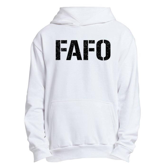 FAFO ACRONYM Urban Pullover Hoodie