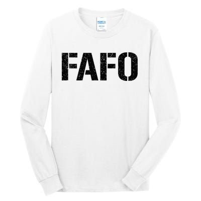 FAFO ACRONYM Tall Long Sleeve T-Shirt