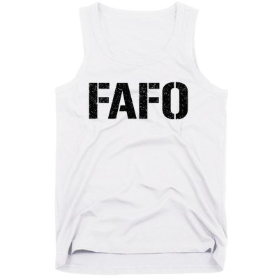 FAFO ACRONYM Tank Top