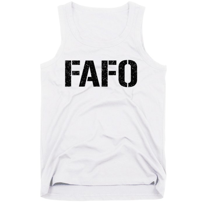 FAFO ACRONYM Tank Top