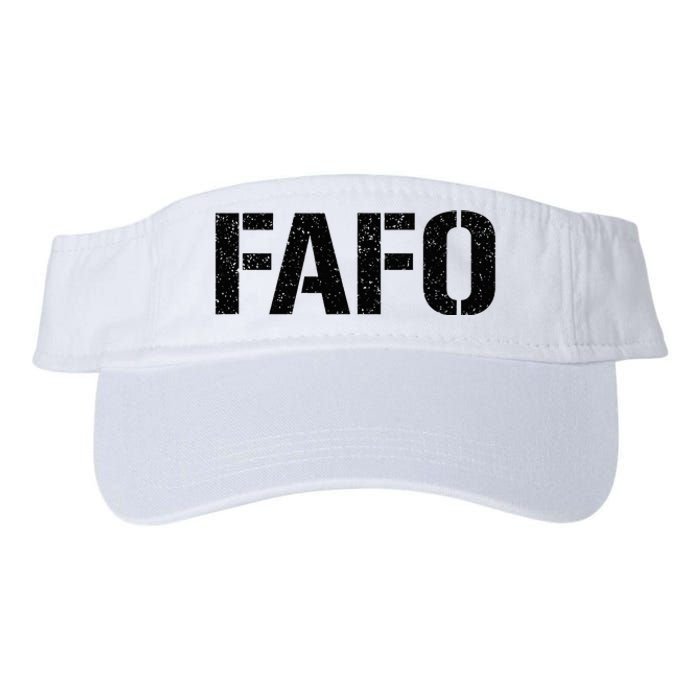 FAFO ACRONYM Valucap Bio-Washed Visor