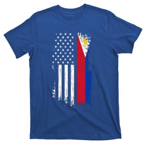 Filipino American Flag Gift Cool Gift Pride Philippines Gift T-Shirt