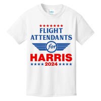 Flight Attendants For Kamala Harris 2024 Kids T-Shirt