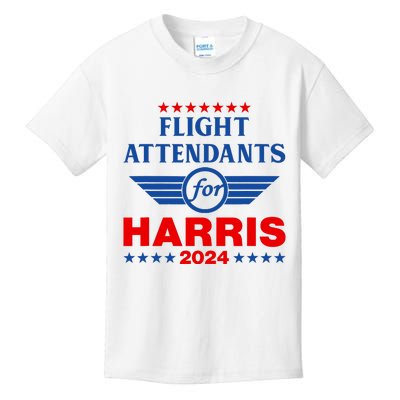 Flight Attendants For Kamala Harris 2024 Kids T-Shirt