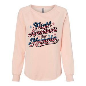 Flight Attendants For Kamala Kamala Harris 2024 President Womens California Wash Sweatshirt