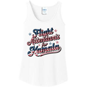 Flight Attendants For Kamala Kamala Harris 2024 President Ladies Essential Tank