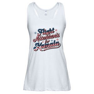 Flight Attendants For Kamala Kamala Harris 2024 President Ladies Essential Flowy Tank