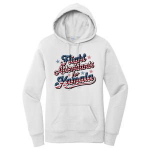 Flight Attendants For Kamala Kamala Harris 2024 President Women's Pullover Hoodie