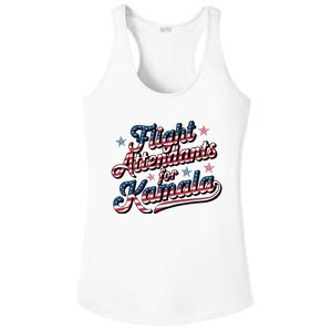 Flight Attendants For Kamala Kamala Harris 2024 President Ladies PosiCharge Competitor Racerback Tank