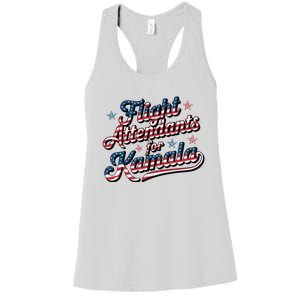 Flight Attendants For Kamala Kamala Harris 2024 President Women's Racerback Tank