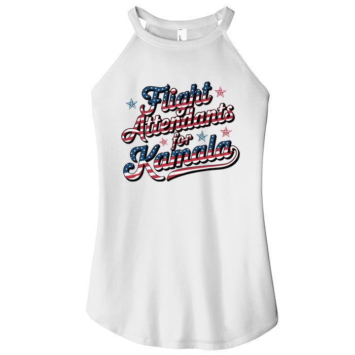 Flight Attendants For Kamala Kamala Harris 2024 President Women's Perfect Tri Rocker Tank