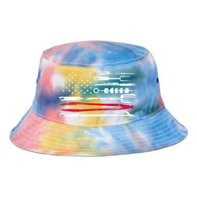 Funny American Flag Grilling Tools BBQ Grill Barbecue Tool Tie Dye Newport Bucket Hat