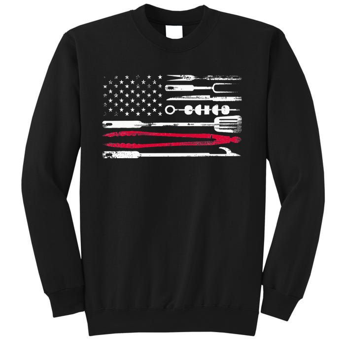 Funny American Flag Grilling Tools BBQ Grill Barbecue Tool Sweatshirt