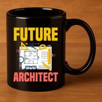 Future Architect Funny Architecture Architect 11oz C Handle Ceramic Mug