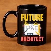 Future Architect Funny Architecture Architect 11oz C Handle Ceramic Mug