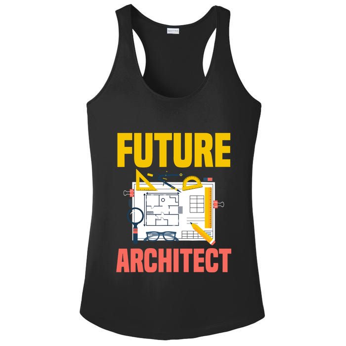 Future Architect Funny Architecture Architect Ladies PosiCharge Competitor Racerback Tank