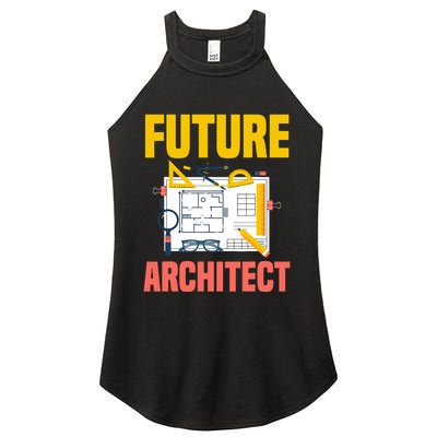 Future Architect Funny Architecture Architect Women's Perfect Tri Rocker Tank