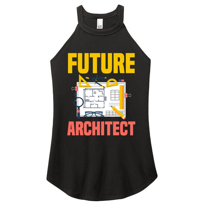 Future Architect Funny Architecture Architect Women's Perfect Tri Rocker Tank
