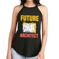 Future Architect Funny Architecture Architect Women's Perfect Tri Rocker Tank