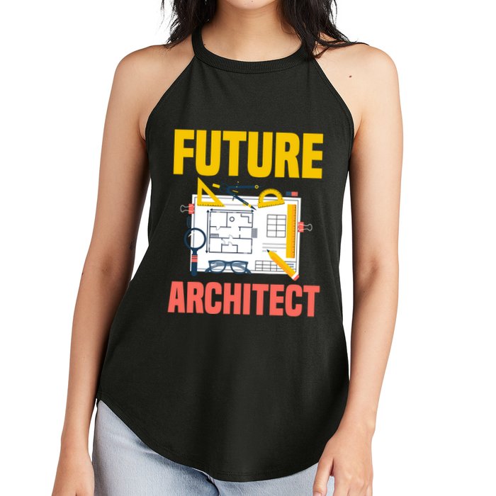 Future Architect Funny Architecture Architect Women's Perfect Tri Rocker Tank