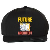 Future Architect Funny Architecture Architect Wool Snapback Cap