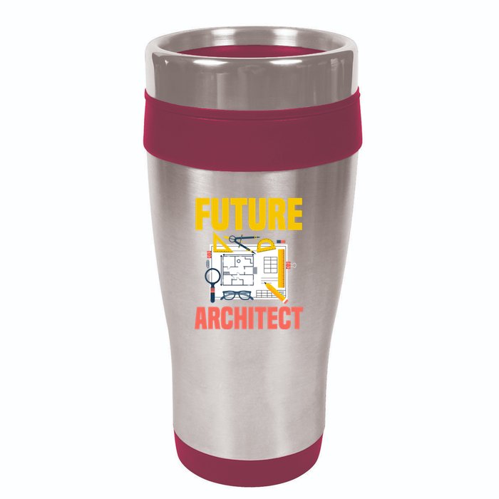 Future Architect Funny Architecture Architect 16oz Travel Tumbler