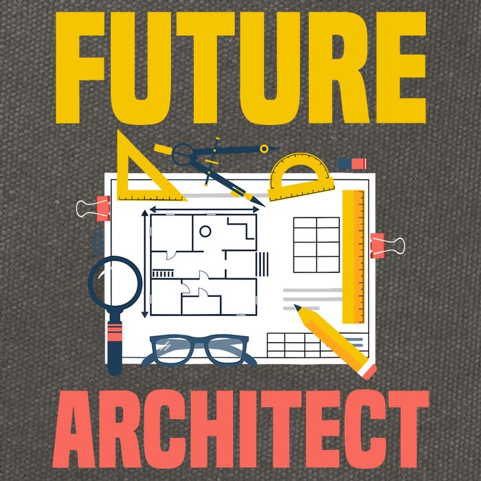 Future Architect Funny Architecture Architect Cotton Canvas Backpack