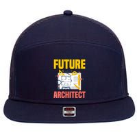Future Architect Funny Architecture Architect 7 Panel Mesh Trucker Snapback Hat