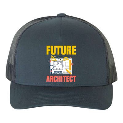 Future Architect Funny Architecture Architect Yupoong Adult 5-Panel Trucker Hat