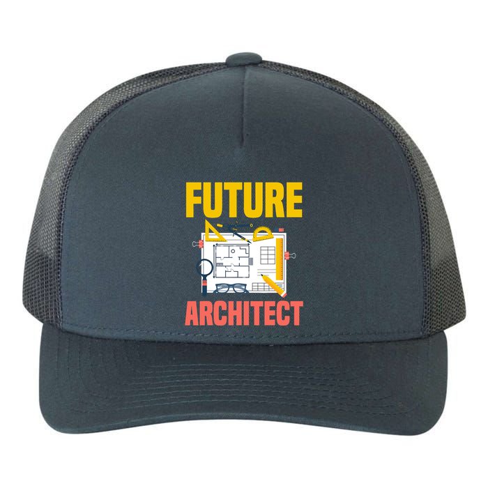 Future Architect Funny Architecture Architect Yupoong Adult 5-Panel Trucker Hat