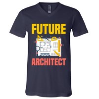 Future Architect Funny Architecture Architect V-Neck T-Shirt
