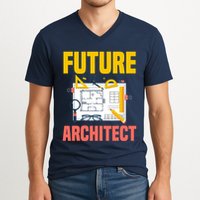 Future Architect Funny Architecture Architect V-Neck T-Shirt