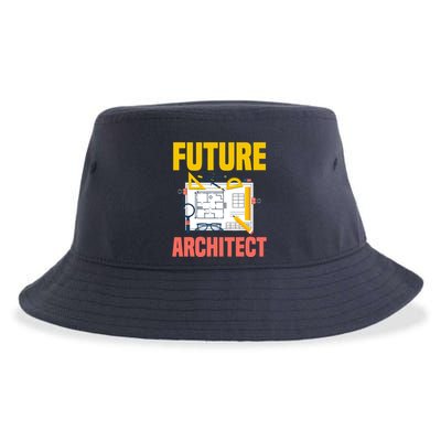Future Architect Funny Architecture Architect Sustainable Bucket Hat