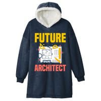 Future Architect Funny Architecture Architect Hooded Wearable Blanket