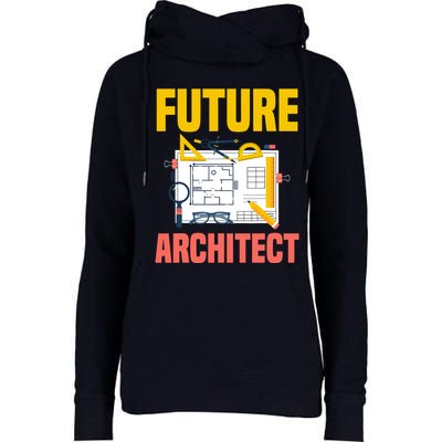 Future Architect Funny Architecture Architect Womens Funnel Neck Pullover Hood