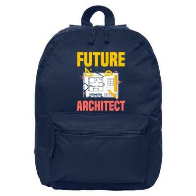 Future Architect Funny Architecture Architect 16 in Basic Backpack