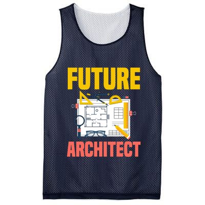 Future Architect Funny Architecture Architect Mesh Reversible Basketball Jersey Tank