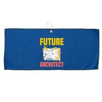 Future Architect Funny Architecture Architect Large Microfiber Waffle Golf Towel