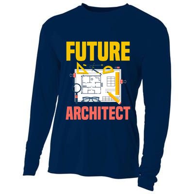 Future Architect Funny Architecture Architect Cooling Performance Long Sleeve Crew
