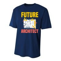 Future Architect Funny Architecture Architect Youth Performance Sprint T-Shirt