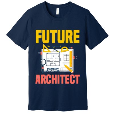 Future Architect Funny Architecture Architect Premium T-Shirt