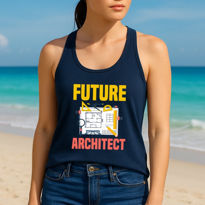 Future Architect Funny Architecture Architect Womens Tank Top