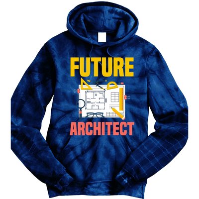 Future Architect Funny Architecture Architect Tie Dye Hoodie
