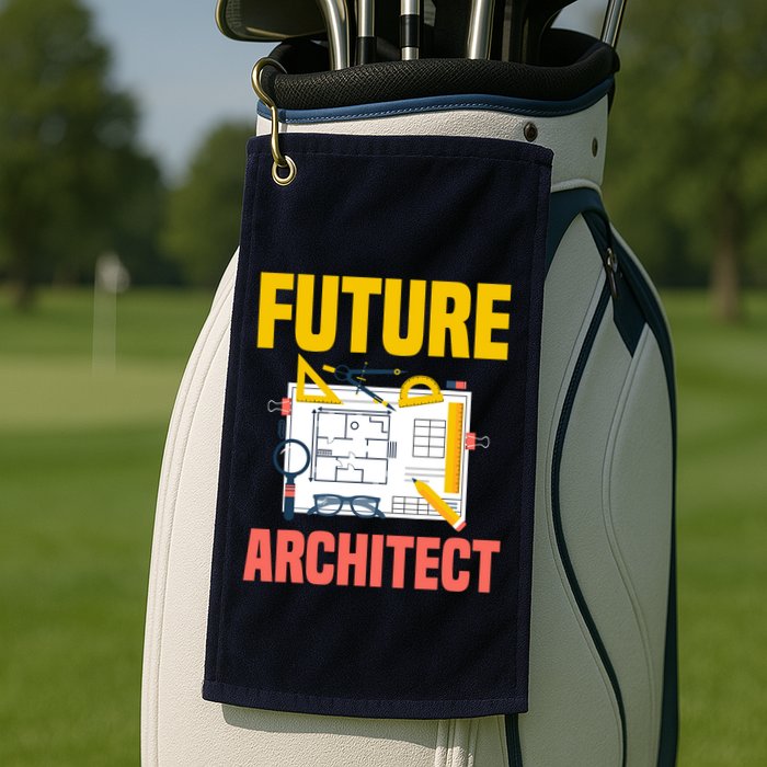 Future Architect Funny Architecture Architect Golf Towel