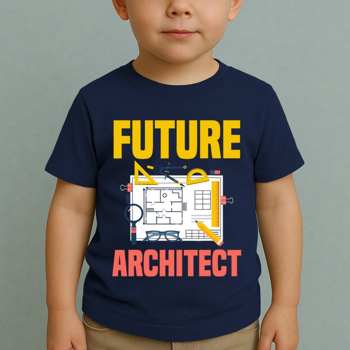 Future Architect Funny Architecture Architect Toddler T-Shirt