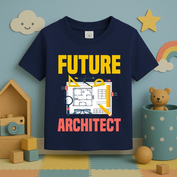 Future Architect Funny Architecture Architect Toddler T-Shirt
