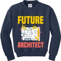 Future Architect Funny Architecture Architect Kids Sweatshirt