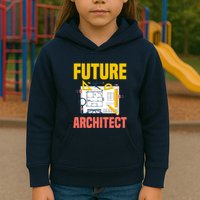 Future Architect Funny Architecture Architect Kids Hoodie
