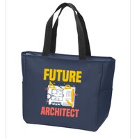 Future Architect Funny Architecture Architect Zip Tote Bag