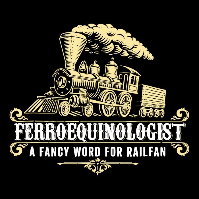 Ferroequinologist A Fancy Word For Railfan Railroad Gifts 16 in Basic Backpack